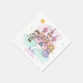 Princess Napkins Fairytale Party Girl Birthday Serviette (Ecke)