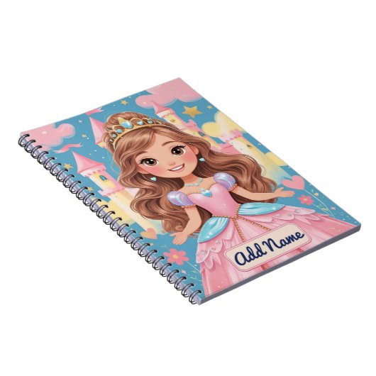Princess Notebook - Name Notizblock (Rechte Seite)