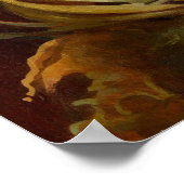 Princess of Bones ART PRINT Lowbrow Art Skelett Poster (Ecke)