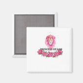 PRINCESS OF GOD MAGNET (Vorderseite/Rückseite)