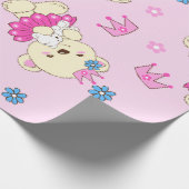 Princess of Pink Bear Geschenkpapier (Ecke)