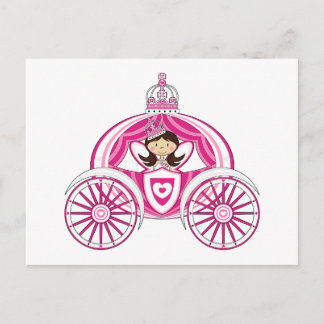 Princess of Royal Carriage Postcard Postkarte