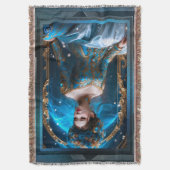 Princess of the Blue Rose AI Art von Xzendor7 Decke (Vorderseite Vertikal)