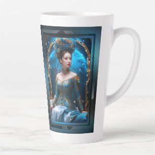 Princess of the Blue Rose AI Art von Xzendor7 Milchtasse