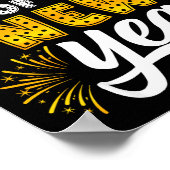 Princess Of The New Year 2026 New Years Eve Firewo Poster (Ecke)