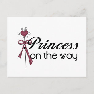 Princess on the Way - Maßgeschneiderte Postkarte