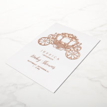 Princess On Way Baby Shower Rose Gold