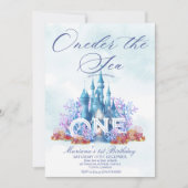 Princess Oneder the Sea Watercolor - Happy Birthda Einladung (Vorderseite)