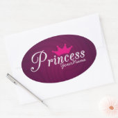 Princess Oval Stickers (Umschlag)