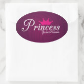 Princess Oval Stickers (Tasche)