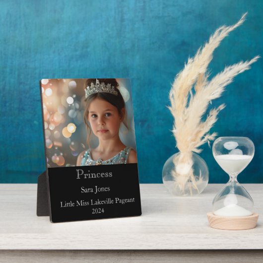 Princess Pageant Plaque Fotoplatte (Seite)