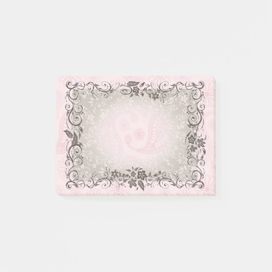 Princess Paisley Post It Notes Post-it Klebezettel (Vorderseite)