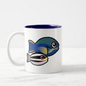 Princess Parrotfish mit Baby Zweifarbige Tasse (Links)