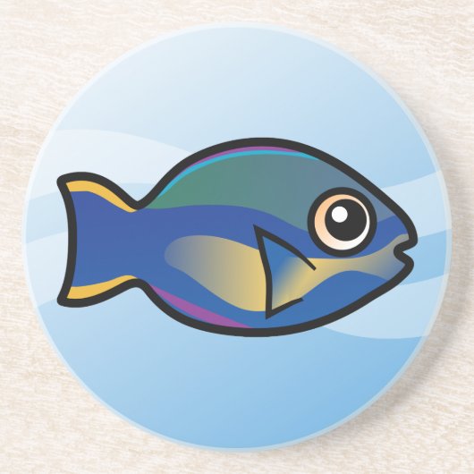Princess Parrotfish Sandstein Untersetzer (Vorne)