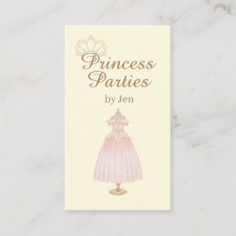 Princess Party Business Card Visitenkarte