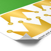 Princess Party Button Der Schwanz Poster (Ecke)