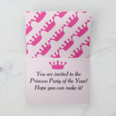 Princess Party Chihuahua Einladungen (Innenseite)