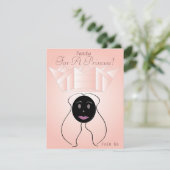 Princess Party Einladung (Stehend Vorderseite)
