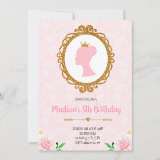 Princess-Party Einladung