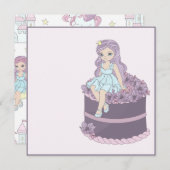 Princess Party Einladung (Vorne/Hinten)