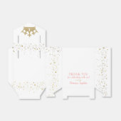 Princess Party Gold Pink Tiara Vielen Dank Geschenkschachtel (Ungefaltet)