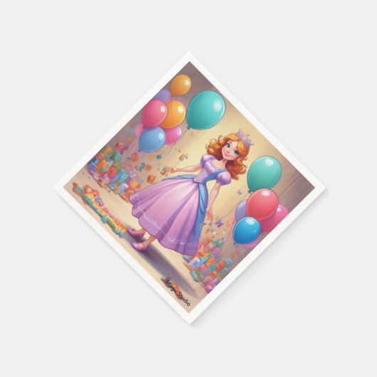 Princess Party Napkins Serviette (Ecke)
