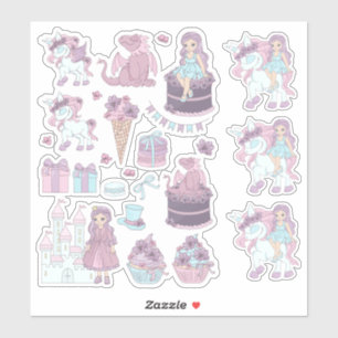 Princess Party Sticker Set
