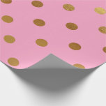 Princess Pastel Pink Rose Gold Polka Dots Geschenkpapier<br><div class="desc">Elegante Verpackung für Geburtstage,  Partys,  Brautparty,  Babydusche etc.</div>