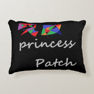 Princess Patch Cat Liebe Logo zu Ehren Dekokissen