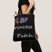 Princess Patch Design zu Ehren einer Katze Tasche (Von Nahem)