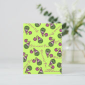 Princess Pea Postkarte (Stehend Vorderseite)