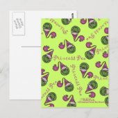 Princess Pea Postkarte (Vorne/Hinten)