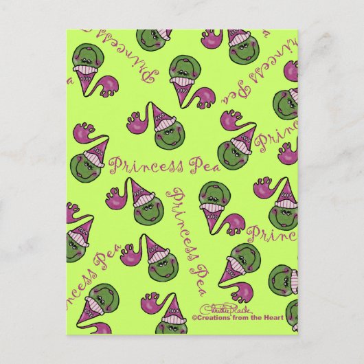 Princess Pea Postkarte (Vorderseite)