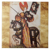 PRINCESS PENTHESILEA ALS MITTELALTERLICHE KNIGHT H FLIESE (Vorderseite)