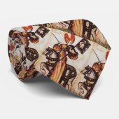 PRINCESS PENTHESILEA ALS MITTELALTERLICHE KNIGHT H KRAWATTE (Gerollt)