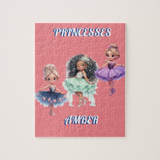 "PRINCESS"-PERSONALISIERT PUZZLE (Vertikal)