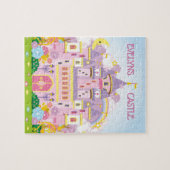 Princess! Personalisiertes Schloss Puzzle (Horizontal)