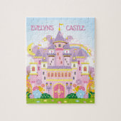 Princess! Personalisiertes Schloss Puzzle (Vertikal)