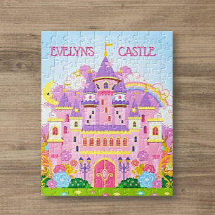 Princess! Personalisiertes Schloss Puzzle