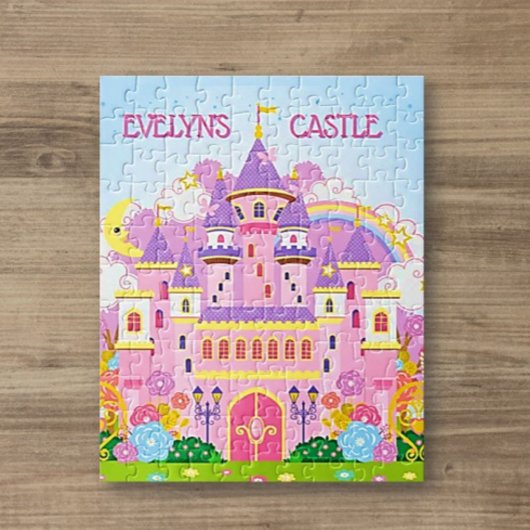 Princess! Personalisiertes Schloss Puzzle