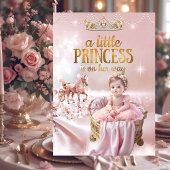 Princess Pink Baby Duschkabine Einladung