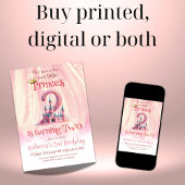 Princess Pink Castle Girl Einladung