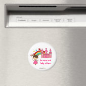 Princess Pink Castle Magnet (In Situ (Geschirrspüler))