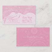 Princess Pink Darla Business Cards Terminkarte (Vorne/Hinten)