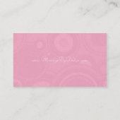 Princess Pink Darla Business Cards Terminkarte (Rückseite)