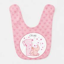Princess Pink Elephant 1. Geburtstag Party Custom