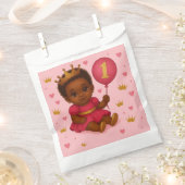 Princess Pink & Gold Favor Bag Geschenktütchen (Ausgeschnitten)