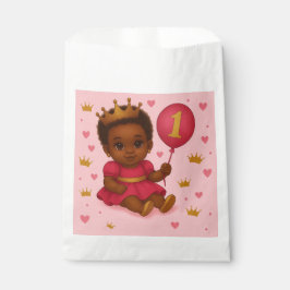 Princess Pink & Gold Favor Bag Geschenktütchen