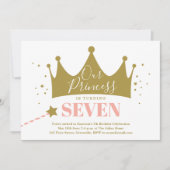 Princess Pink Kindergeburtstag Party Einladung (Vorderseite)