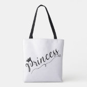 "Princess" Pink Tiara Tasche (Rückseite)